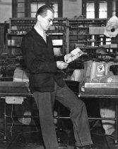 Johnston reading early air mail